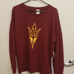 Pink Arizona State University Sweatshirt-Small